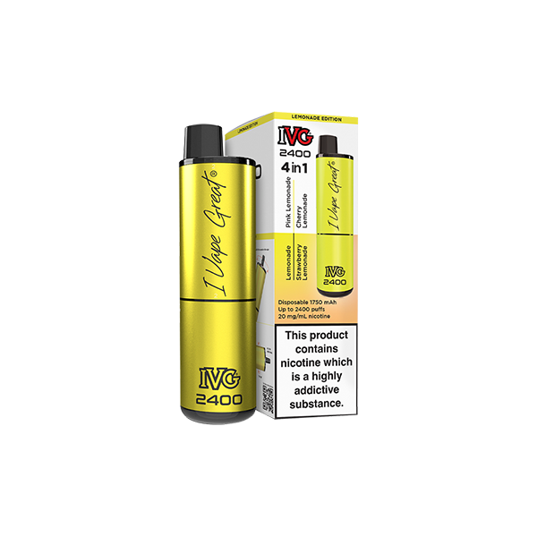 20mg I VG 2400 Disposable Vapes 2400 Puffs - 4 in 1 Multi-Edition From £11.16