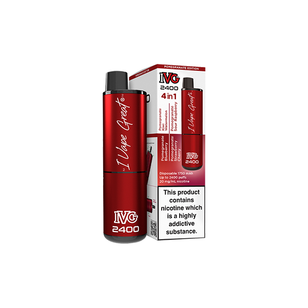 20mg I VG 2400 Disposable Vapes 2400 Puffs - 4 in 1 Multi-Edition From £11.16