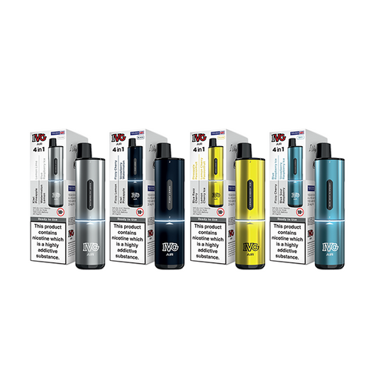 20mg IVG Air 4 in 1 Rechargeable Pod Vape Kit 2400 Puffs From £8.79