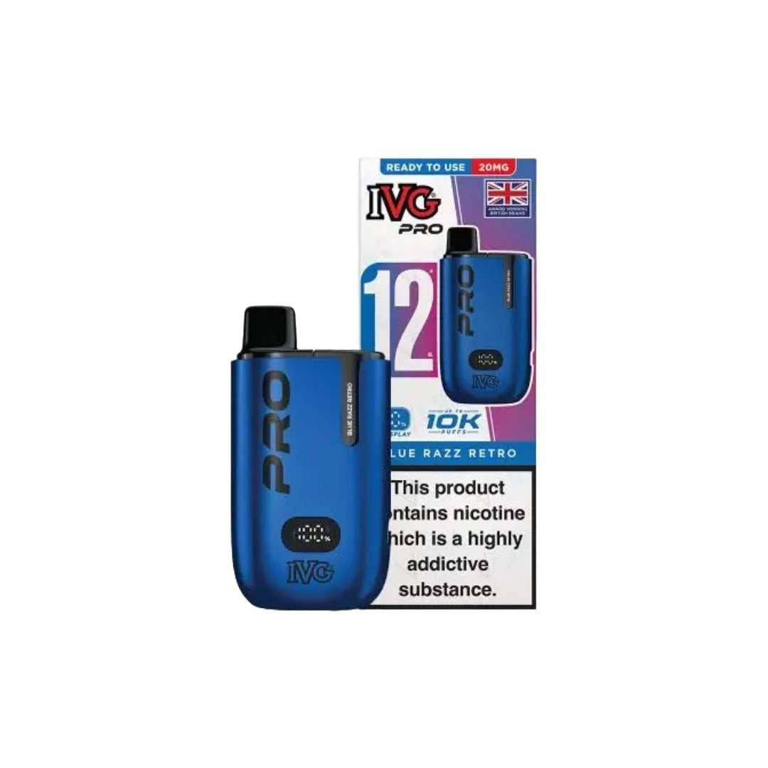 I VG Pro 12 Prefilled Pod Vape Kit 10000 Puffs 20mg  From £8.25