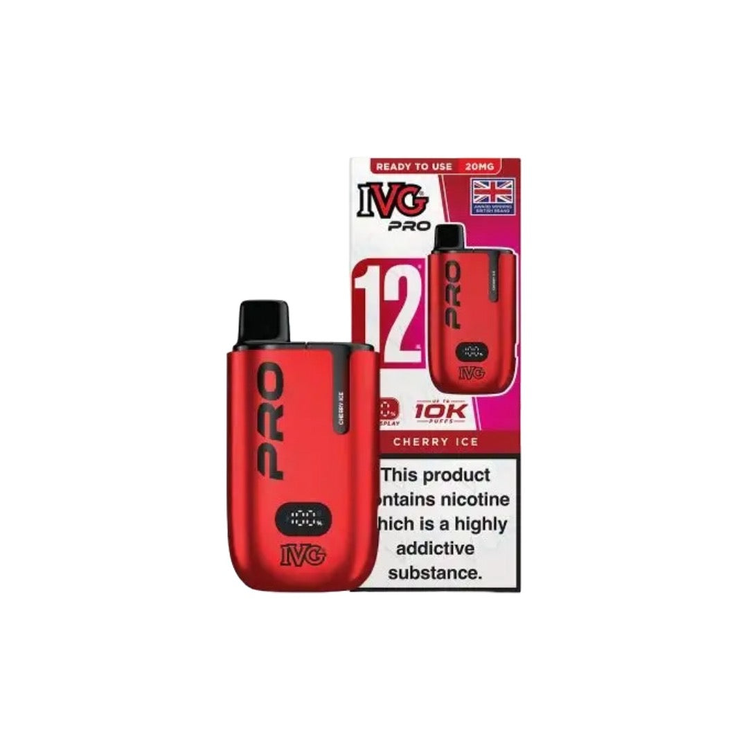 I VG Pro 12 Prefilled Pod Vape Kit 10000 Puffs 20mg  From £8.25