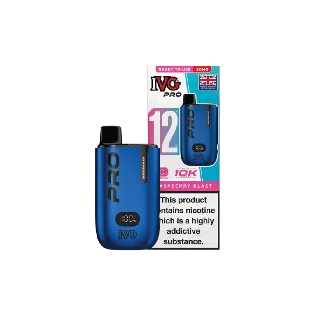 I VG Pro 12 Prefilled Pod Vape Kit 10000 Puffs 20mg  From £8.25