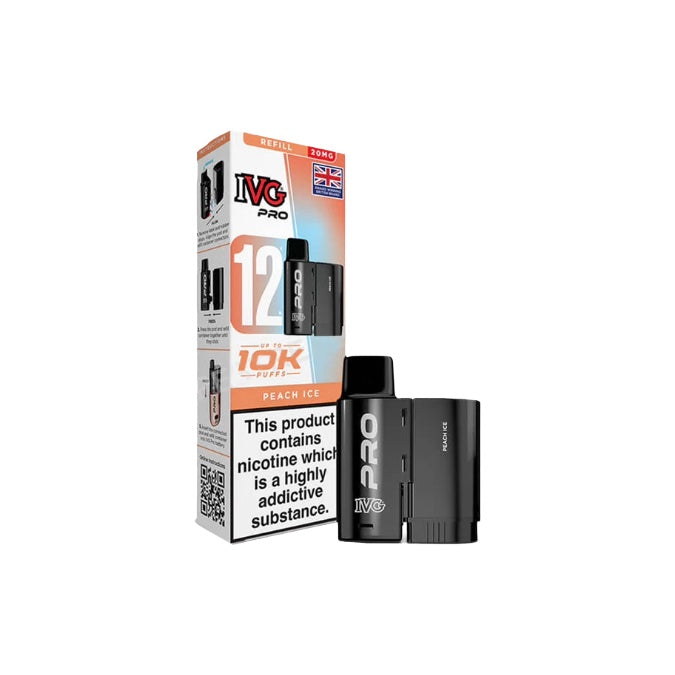 20mg IVG Pro 12 Refill Pod Pack 10000 Puffs From £6.04