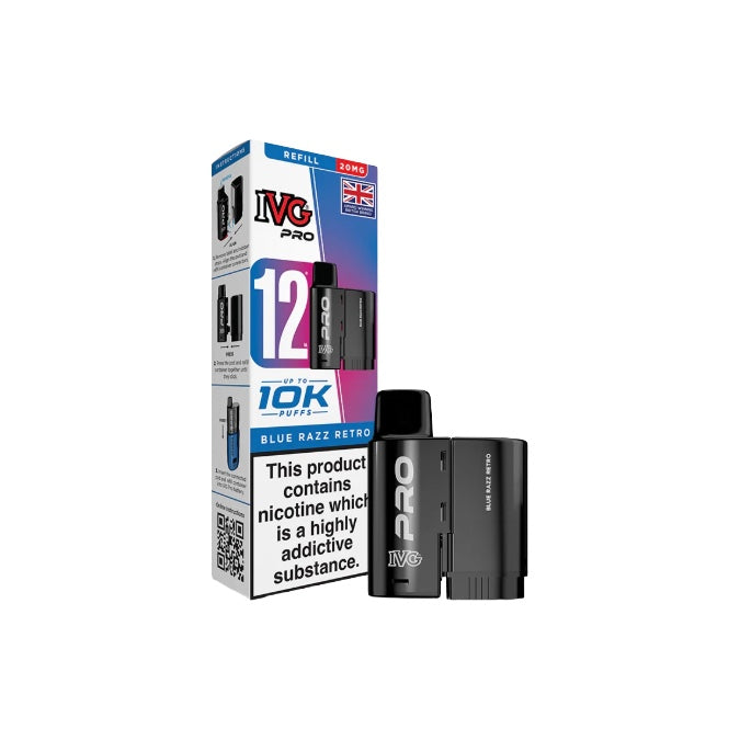 20mg IVG Pro 12 Refill Pod Pack 10000 Puffs From £6.04