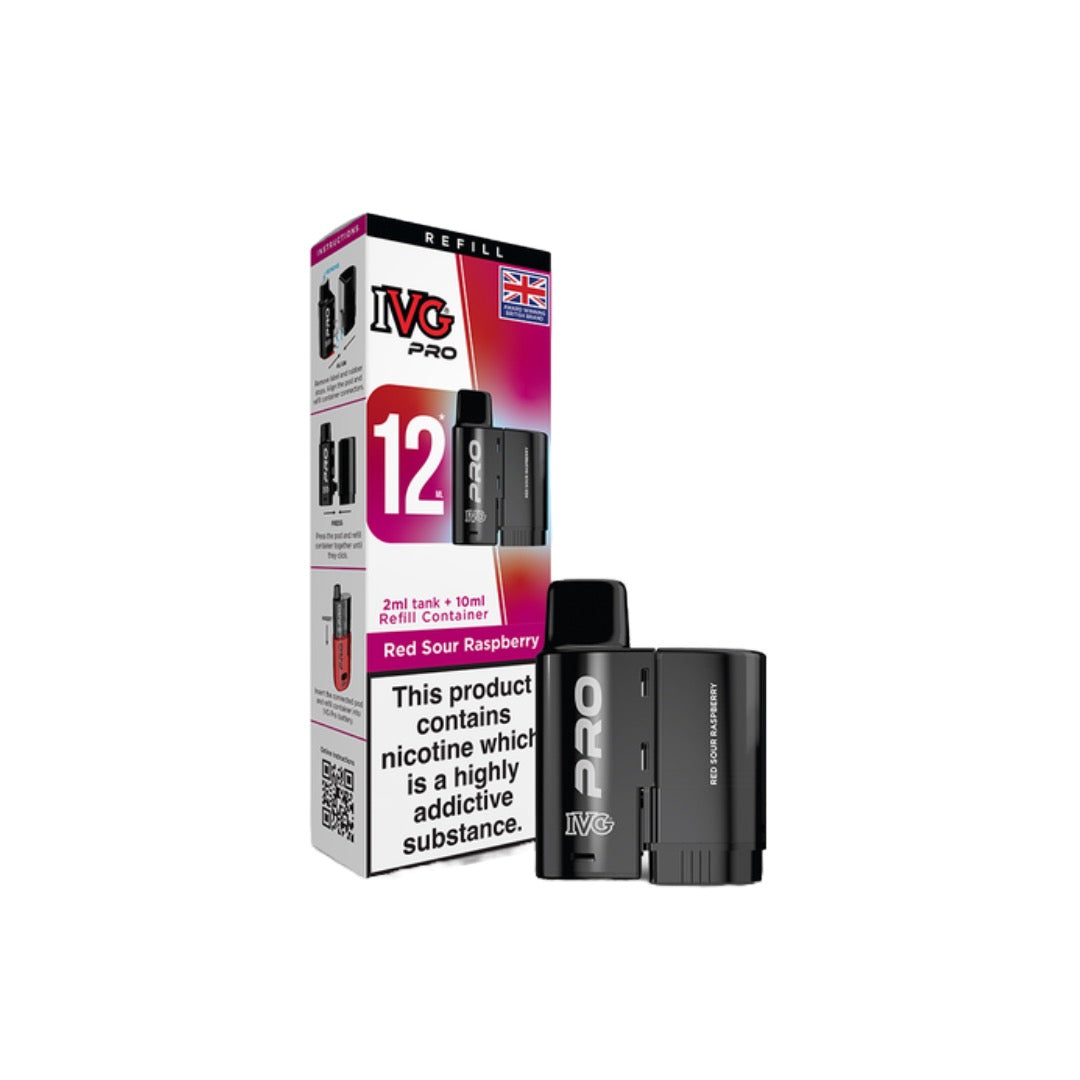 20mg IVG Pro 12 Refill Pod Pack 10000 Puffs From £6.04