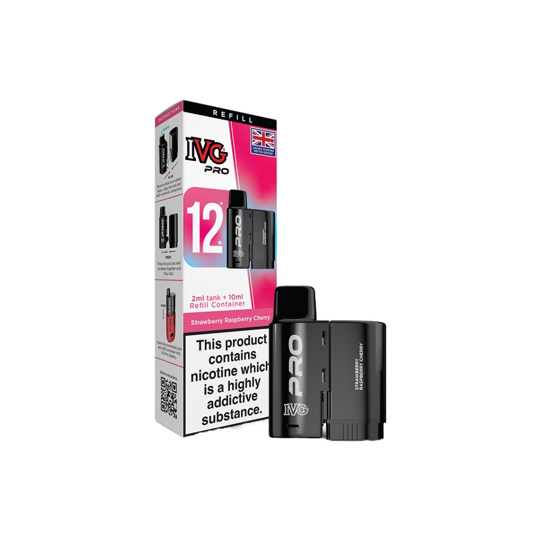 20mg IVG Pro 12 Refill Pod Pack 10000 Puffs From £6.04