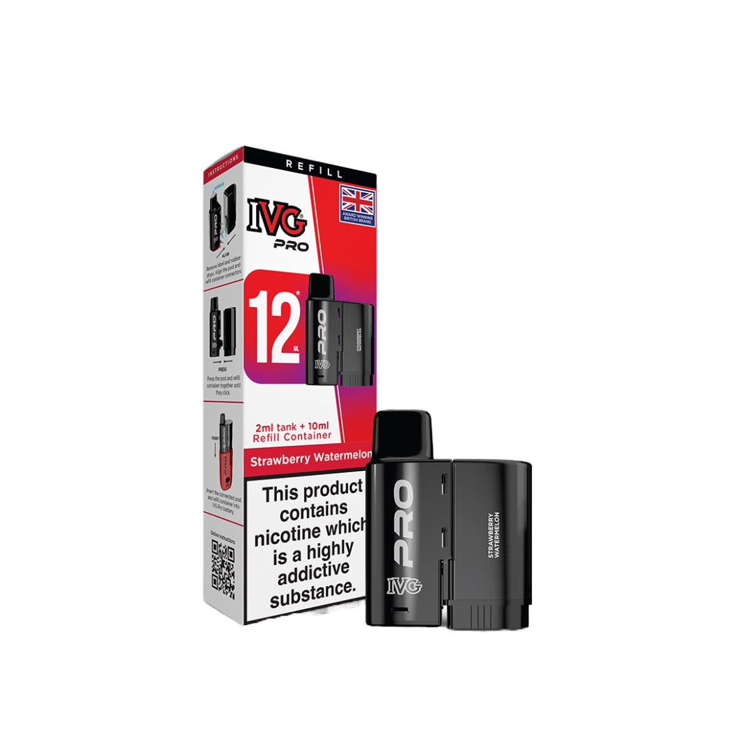 20mg IVG Pro 12 Refill Pod Pack 10000 Puffs From £6.04