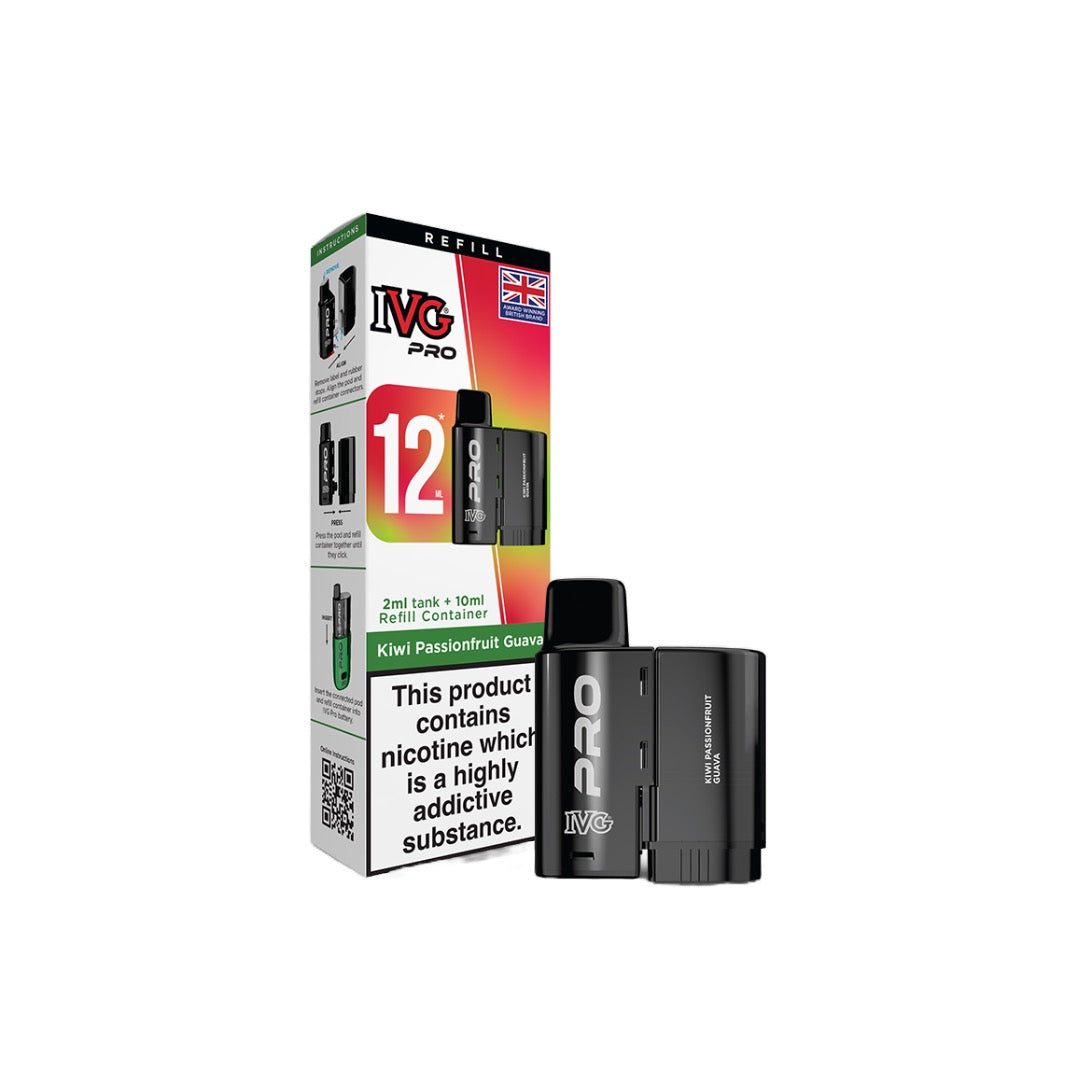 20mg IVG Pro 12 Refill Pod Pack 10000 Puffs From £6.04