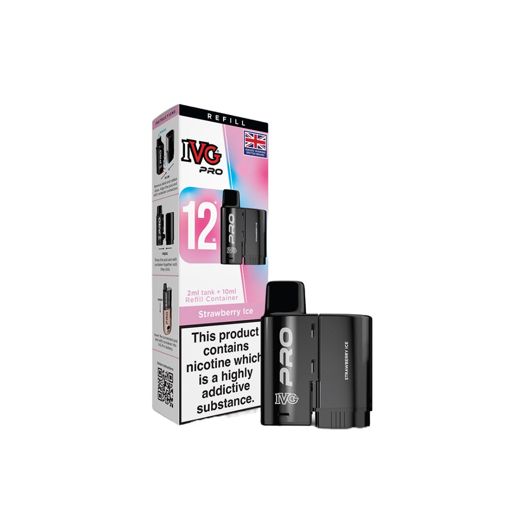 20mg IVG Pro 12 Refill Pod Pack 10000 Puffs From £6.04