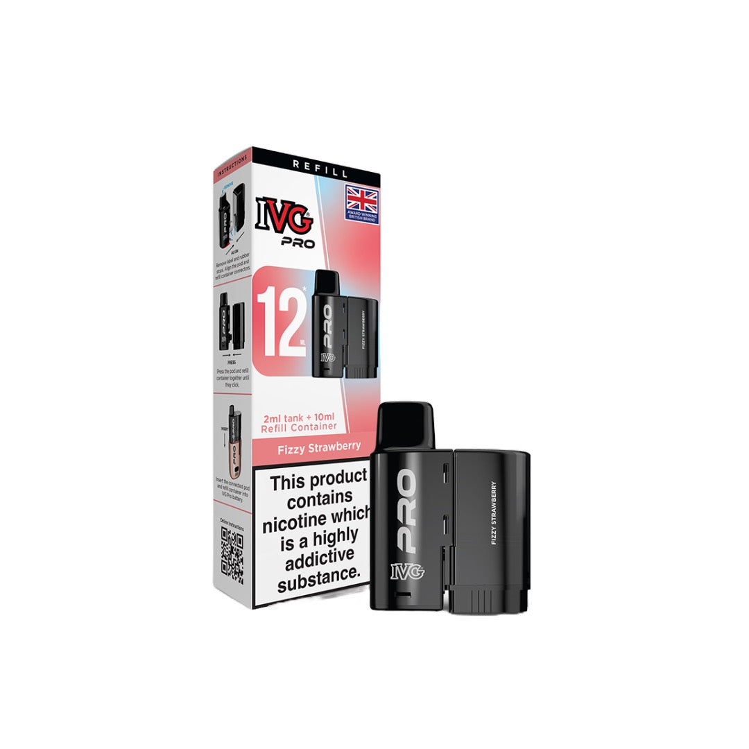 20mg IVG Pro 12 Refill Pod Pack 10000 Puffs From £6.04