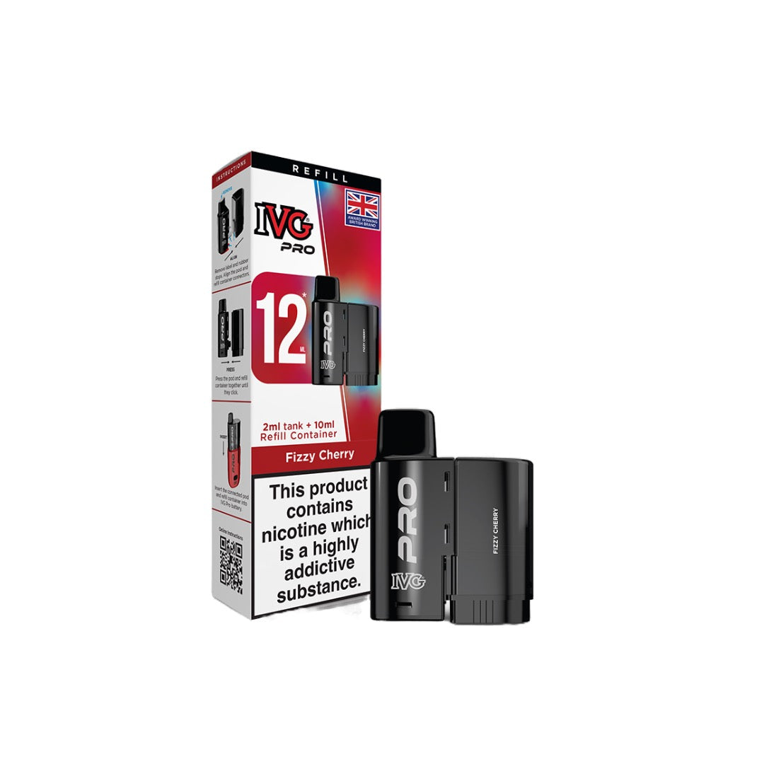 20mg IVG Pro 12 Refill Pod Pack 10000 Puffs From £6.04