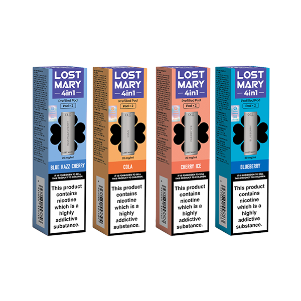 Lost Mary 4 in1 Prefilled Pods From £3.50