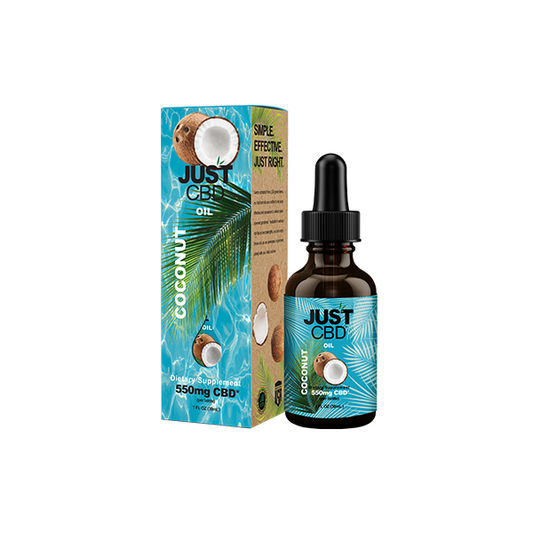 Just CBD 550mg Coconut Oil Tincture - 30ml