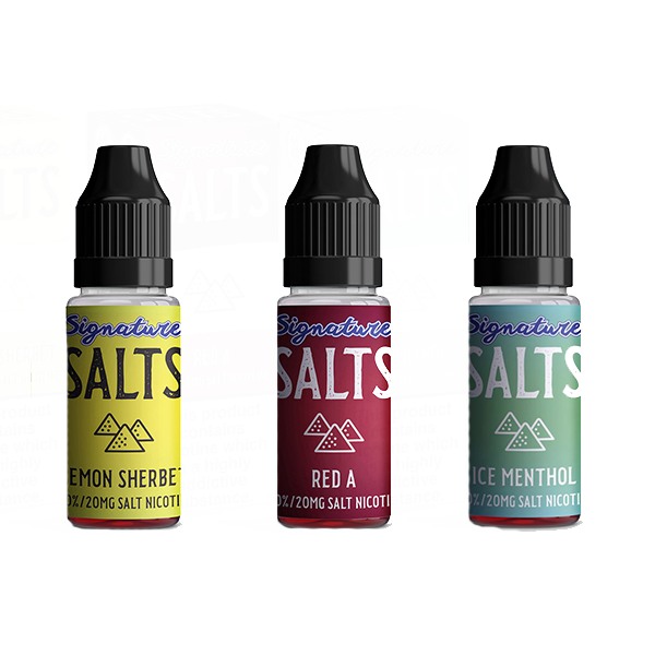 Signature Salts By Signature Vapours 20mg Nic Salt (50VG/50PG) (BUY 1 GET 1 FREE)