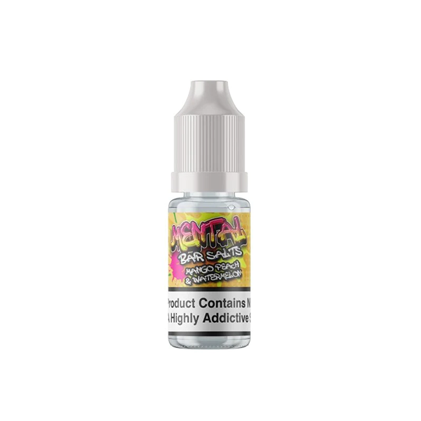 Mental Bar Salts By Signature Vapours 10mg Nic Salt From £2.18