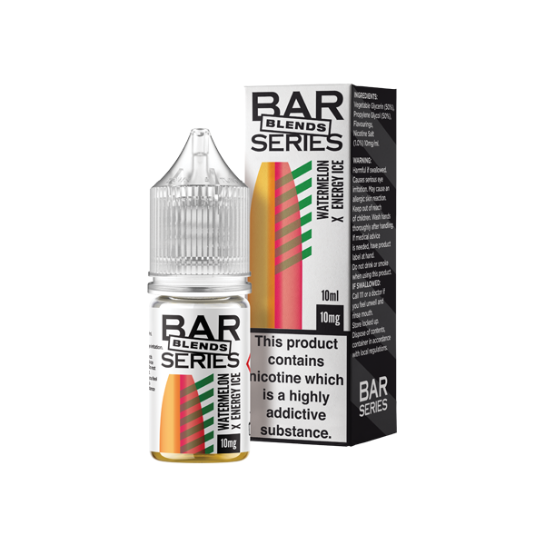 Bar Series Blends 10mg Nic Salts From £1.80  watermelon X energy ice 