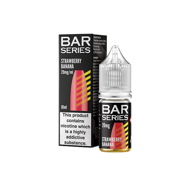 Bar Series 20mg Nic Salts From £1.80.  strawberry banana