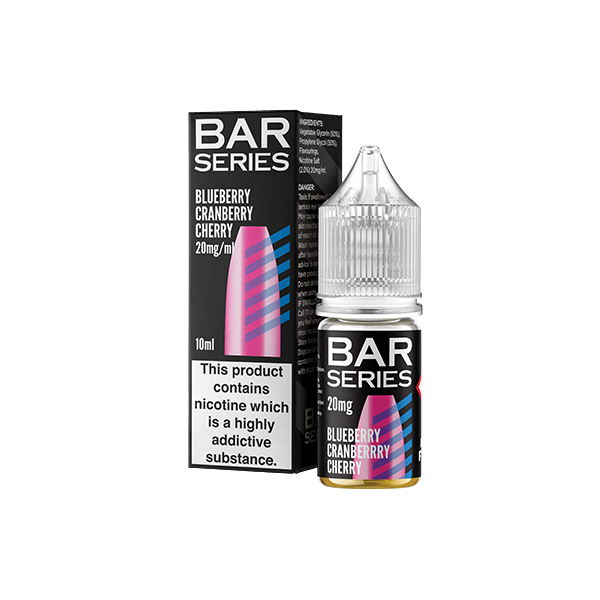 Bar Series 20mg Nic Salts From £1.80. blueberry cranberry cherry 