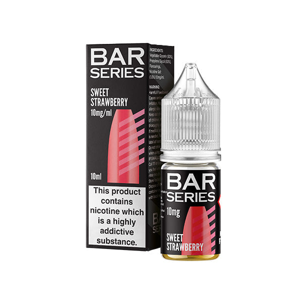 Bar Series 10mg Nic Salts From £1.80.  sweet strawberry 