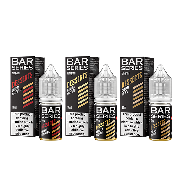 Bar Series Desserts 5mg Nic Salts From £1.80