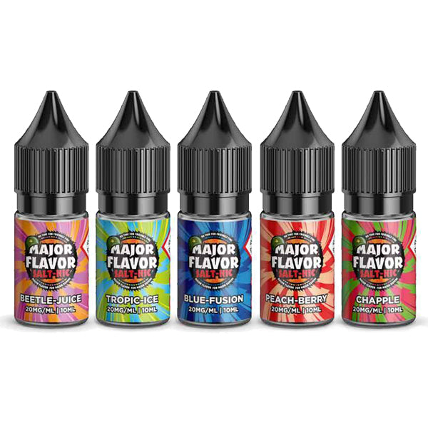 Major Flavor 10mg Nic Salts From £2.31