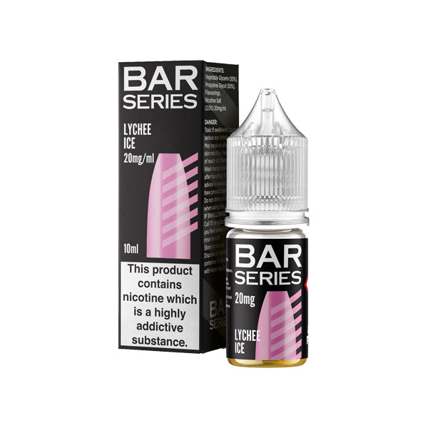 Bar Series 20mg Nic Salts From £1.80.  lychee ice 