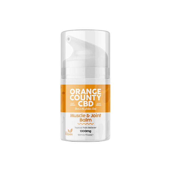 Orange County CBD 1000mg CBD Muscle And Joint Balm - 50ml