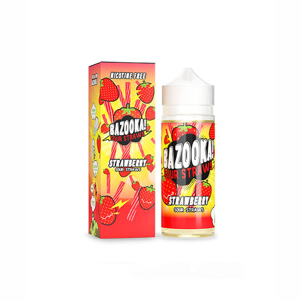 Bazooka Sour Straws 100ml 70VG 30PG strawberry