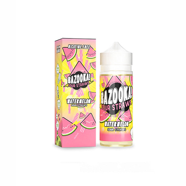 Bazooka Sour Straws 100ml 70VG 30PG  watermelon