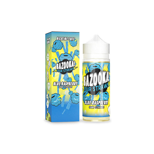 Bazooka Sour Straws 100ml 70VG 30PG blue raspberry