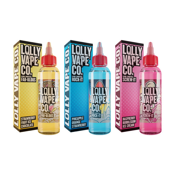 Lolly Vape Co 100ml 80VG 20PG  From £9.25