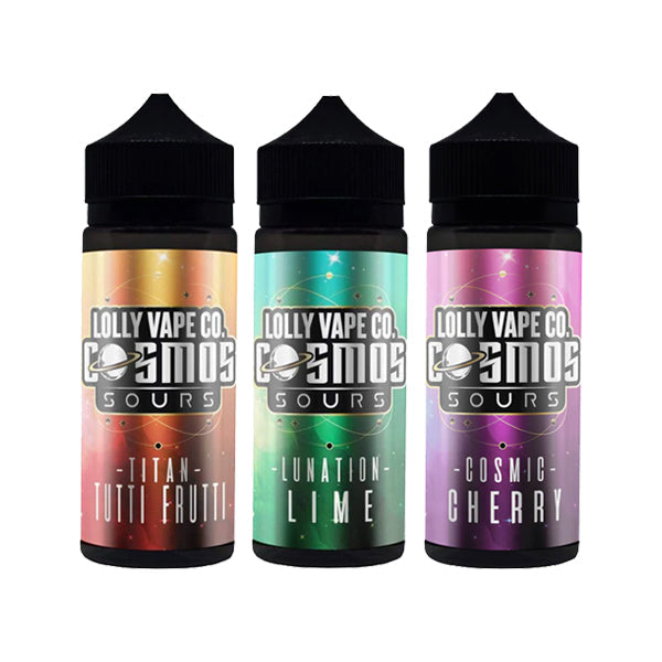 Lolly Vape Co Cosmos Sours 100ml 80VG 20PG From £9.25