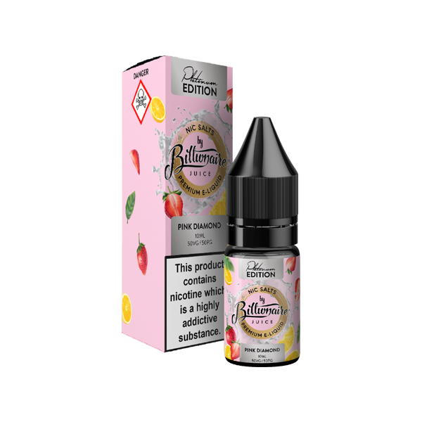 10mg Billionaire Juice Platinum Edition 10ml Nic Salts (50VG/50PG)