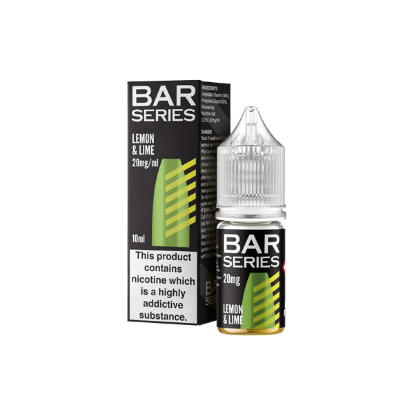 Bar Series 20mg Nic Salts From £1.80.  lemon & lime 