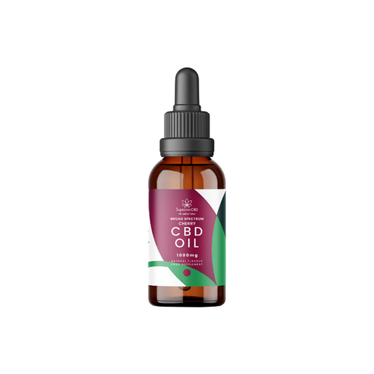 Supreme CBD 1000mg Broad Spectrum Cherry CBD Oil - 30ml