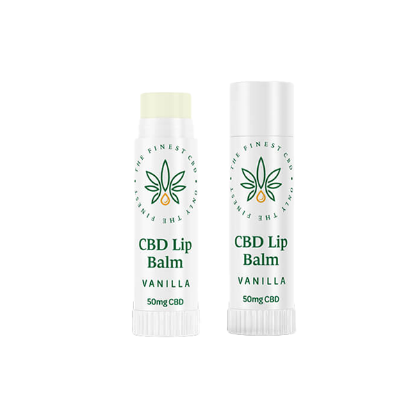 The Finest Balm 50mg CBD Vanilla Lip Balm Stick - 5ml