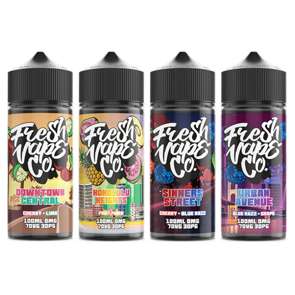 Fresh Vape Co 100ml 70VG 30PG From £10.34