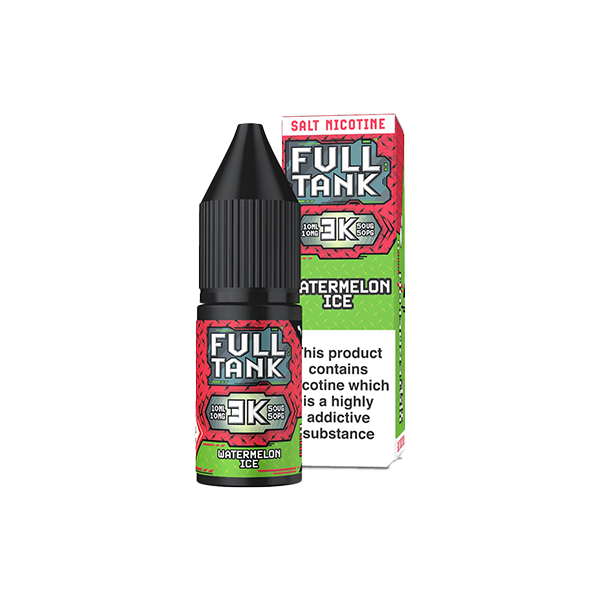 Full Tank 3K Bar 10mg Nic Salt From £2.31 watermelon ice 