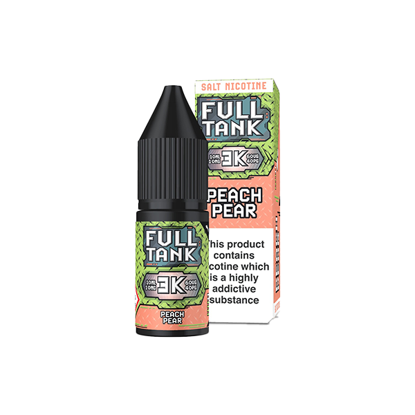 Full Tank 3K Bar 10mg Nic Salt From £2.31 peach pear