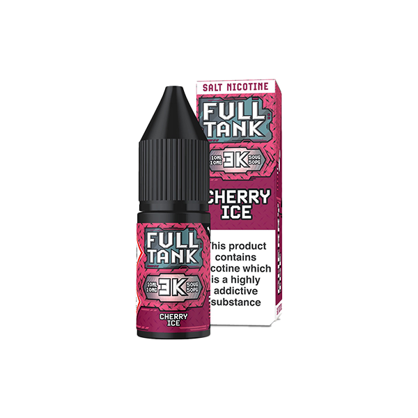 Full Tank 3K Bar 10mg Nic Salt From £2.31 cherry ice 