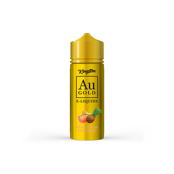 AU Gold By Kingston 100ml E-liquid miami peach pineapple