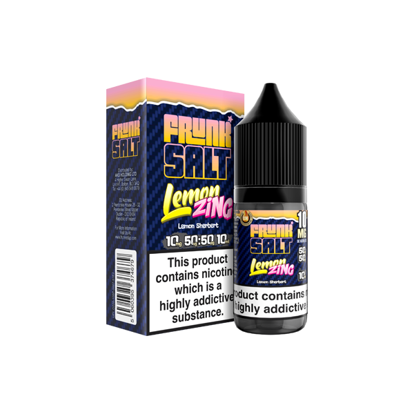 Frunk Salts 10mg Nic Salts From £2.31 lemon zing