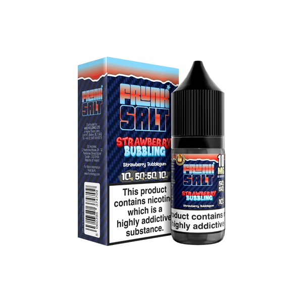 Frunk Salts 10mg Nic Salts From £2.31 strawberry bubbling 