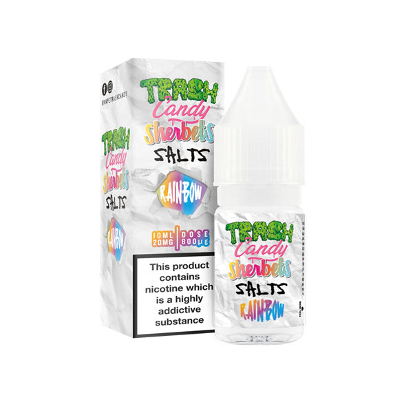 trash candy nic salts rainbow sherbert