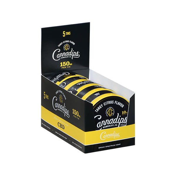 Cannadips 150mg CBD Snus Pouches - Tangy Citrus