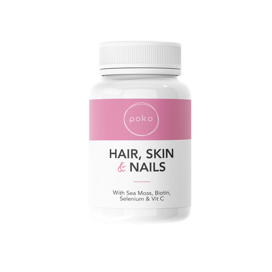 Poko Hair Skin & Nails Supplement Capsules - 60 Caps