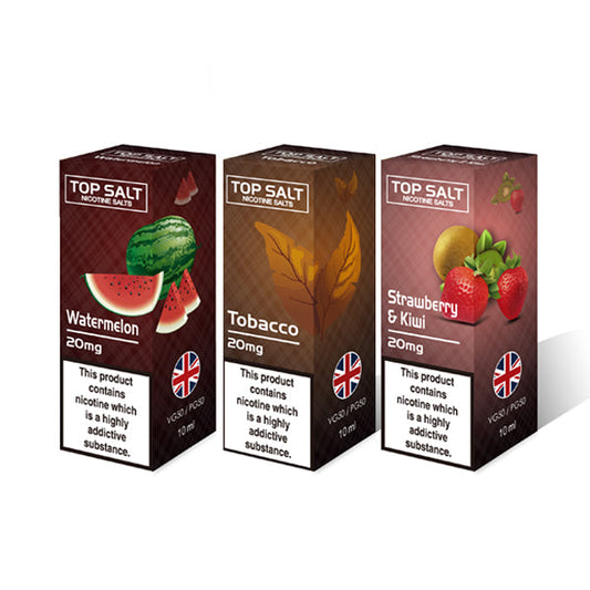 Top Salt Fruit Flavour 10mg Nic Salts by A-Steam From £1.74