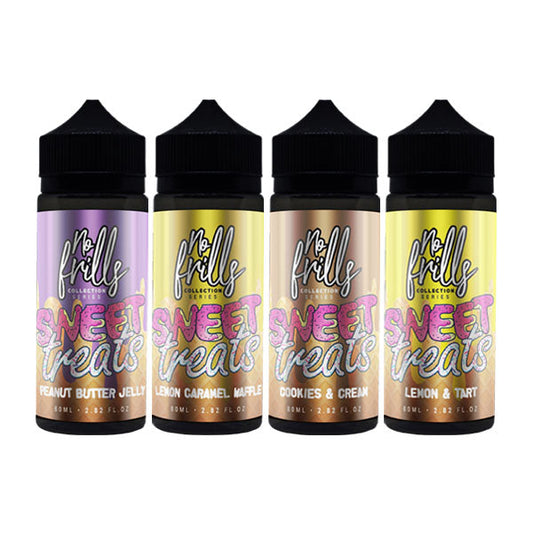 No Frills Collection Sweet Treats 80ml 80VG 20PG From £8.16