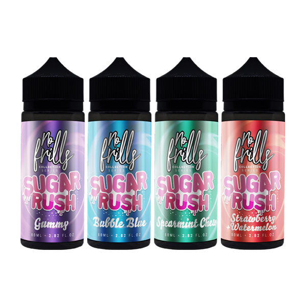 No Frills Collection Sugar Rush 80ml 80VG 20PG From £8.16