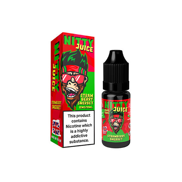 Vapes Bars Nitty Juice Salts 20mg Nic Salt From £1.56